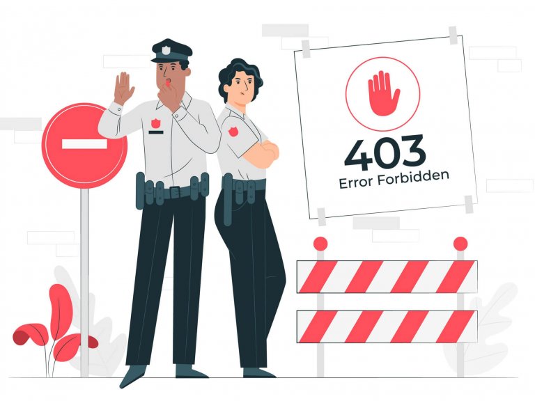 הודעת על שגיאת 403 Forbidden