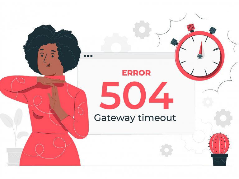 שגיאה 504 Gateway Timeout