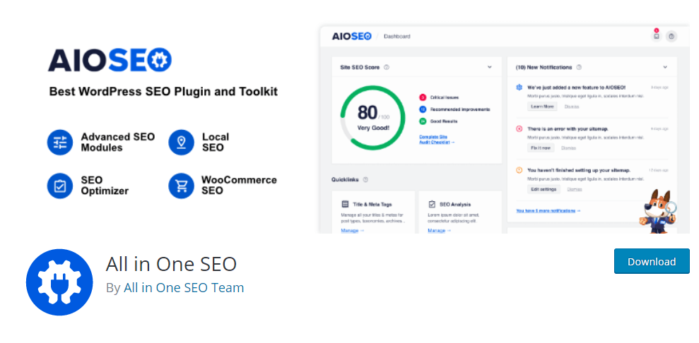 All in One SEO תוסף All in One SEO